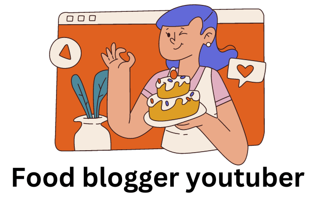 Food blogger youtuber