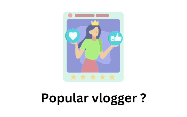 Popular vlogger