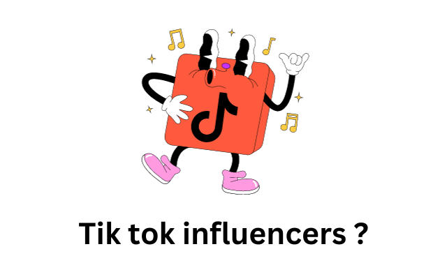 Tik tok influencers