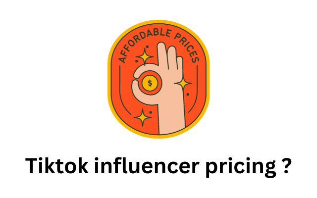 Tiktok influencer pricing