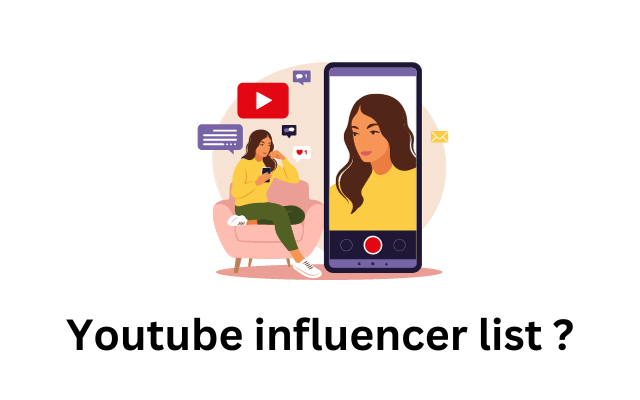 Youtube influencer list