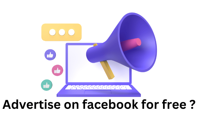 Advertise on facebook for free