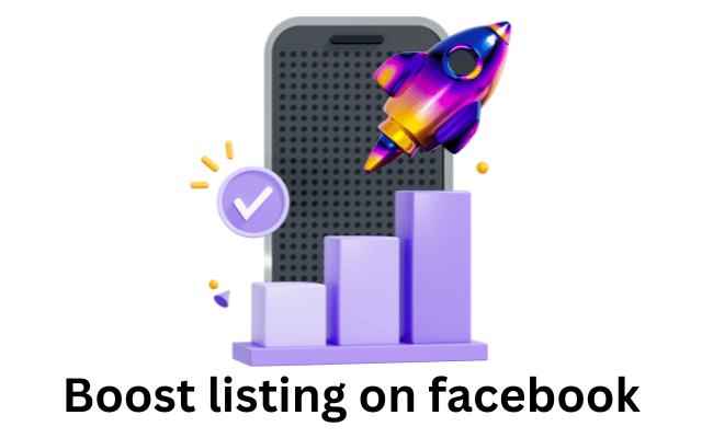 Boost listing on facebook