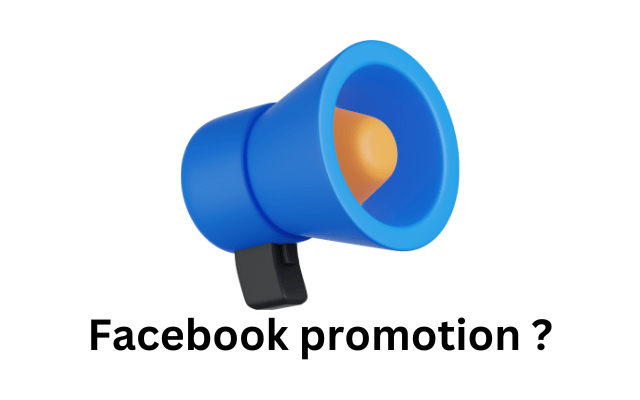 Facebook promotion