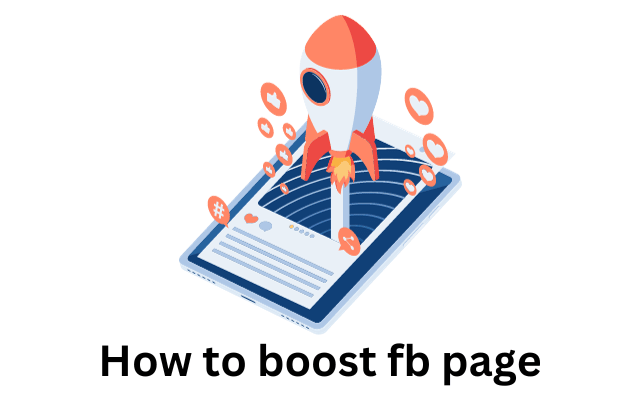 How to boost fb page