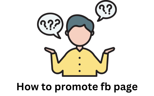 How to promote fb page