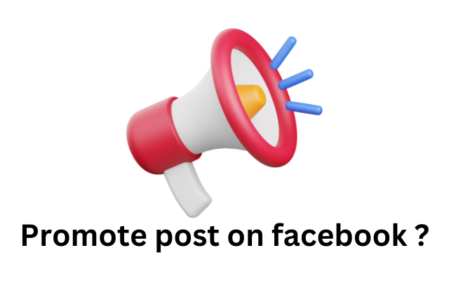 Promote post on facebook